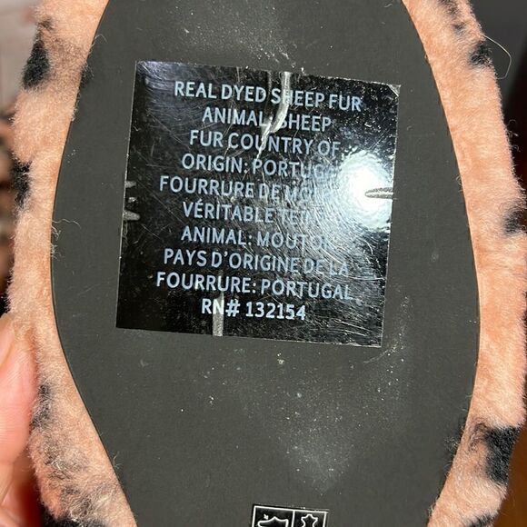 8 COACH HOLLY Smoking Slipper/Loafer Plush Shearling & Leather. Authentic NiB - Picture 6 of 16